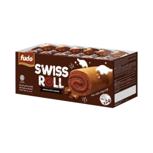 Fudo Swiss Roll Chocolate 18gm x 24pcs