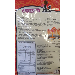 A1 Chicken / Meat Curry Sauce 230G (V)