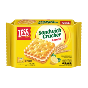 Zess Cream Sandwich Lemon 180gm