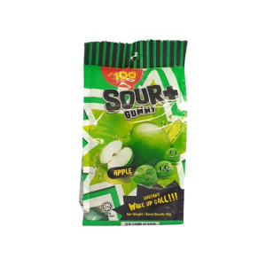 LOT 100 SOUR+ GUMMY APPLE 95G