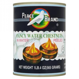 Peace Brand Water Chestnuts 565g (V)
