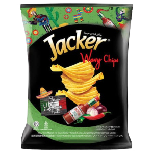 Jacker Waver Chips Mexican Hot Sauce 60gm 12pcs per ba...