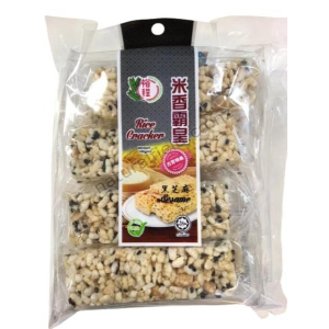 Wide Way Rice Cracker (black Sesame)180g (V)