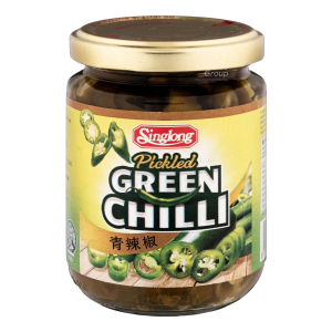 Sing Long Pickled Green Chilli 200g (V)