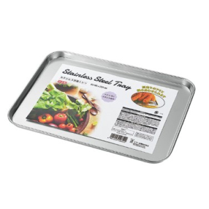 STAINLESS STEEL COOKING TRAY 25.5*18.5