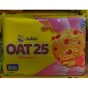 Julies Oat 25 Strawberry 200g (8s)