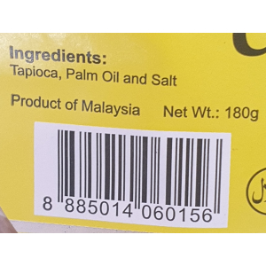 Curry Tapioca Chip 160g