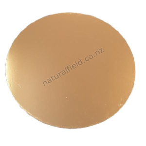 Cake Base Round 16" diameter Sliver/Gold